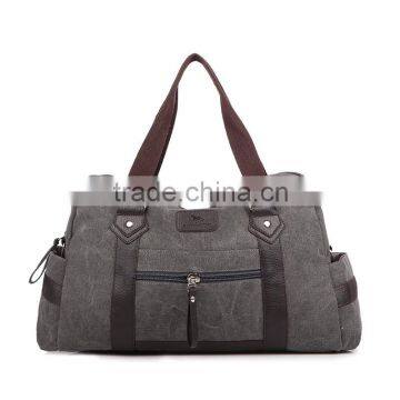 Fashion Canvas Travel Bag Custom Wholesale Canvas Duffle Bag Weekend Travel Bag