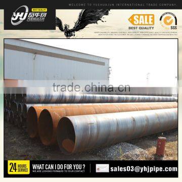 EN10219 s235JR/s355J2H spiral steel pipe/tube