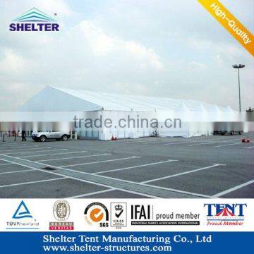 20m hangzhou temporary aluminum structure fire proof pvc warehouse tent for workshop