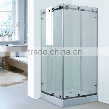 Stainless Steel Tempered Glass Shower Cabin /DIY Square Bathroom