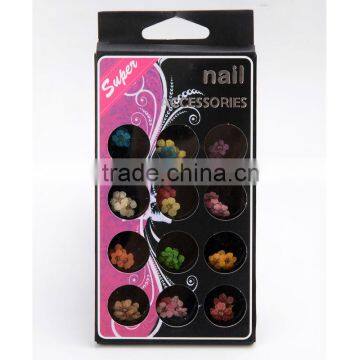 Dry flower table nail art,nail decoration manicure set,3D table nail art for christmas