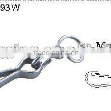 Nikle Plated Smplex Hook With Chain Swivel Ring 4293W 25MM-120MM photo-6