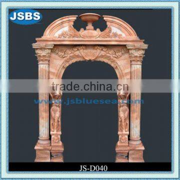 column carved cheap marble door frame design