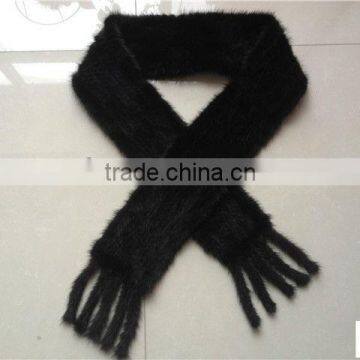 Luxury mink fur scarf in high quality