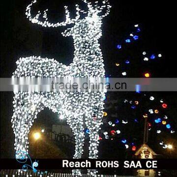 3D lighted outdoor christmas deer led christmas light solar led light