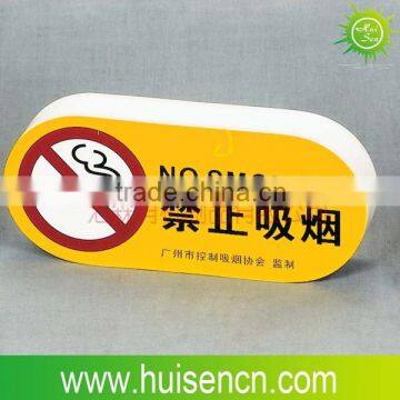 standing signboard for no smoking acrylic making in china