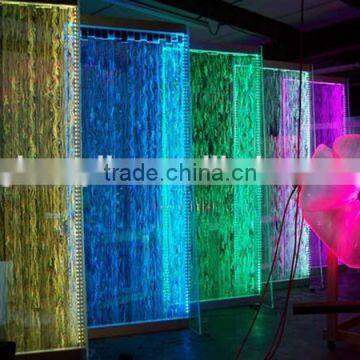 Automatic Changing Color Acrylic Water Bubble Wall, Water Fountain, High Quality Water Wall photo-3
