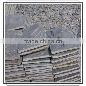 Black high quality mushroom slate slab