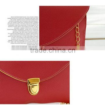 Fashion Women Lady Latch Chain PU Shoulder Envelope Bag Handbag