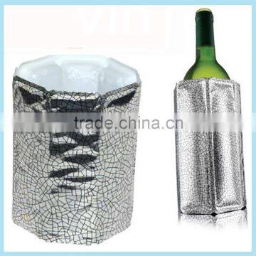 High Quality Neoprene Wine Bottle Cooler Wine Freezer Bag with Drawstring