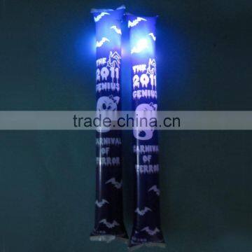 PE led plastic glow stick /pe inflatable led cheering stick