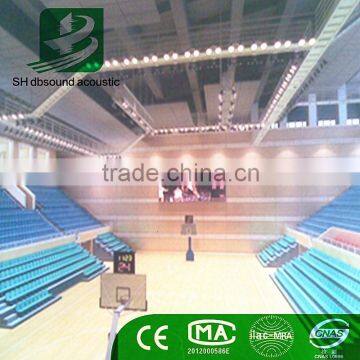 Eco-friendly Perforated wood acoustic panel China for Gymnasium