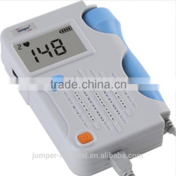 Medical equipments portable ultrasound machine Jumper JPD-100B+ fetal dopplers with Large size lcd display FHR