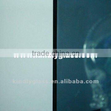 4mm Dark blue reflective glass