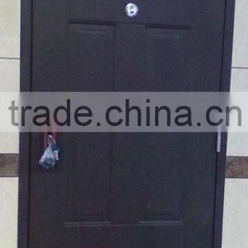 Flat Solid Steel Security Door,heat transfer-print finished security door