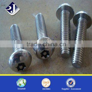 Security screw pan head Stainless steel security screw A2-70 machine screw