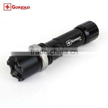 Goread C28 AA 14500 rechargeable zoom aluminum LED torch light