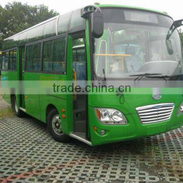 7.3m diesel fuel Euro 3 mini bus 25 seater bus with double doors for sale HM6730