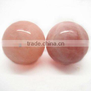 Natural Stone Quartz Rose Spheres