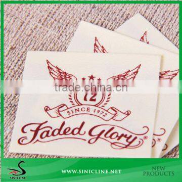 Sinicline Eco-friendly Cotton Printed Label Custom Made