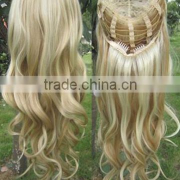 manufacturers looking for distributors professional quality brazilian cheap remy human hair 3/4 cap wig blonde color hair wig