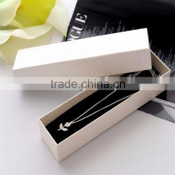 Hard paper necklace gift packaging box cardboard gift box with tray