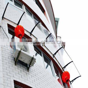 4mm-10mm uv Smoked Ribbed pc Sheet for Carport Canopy