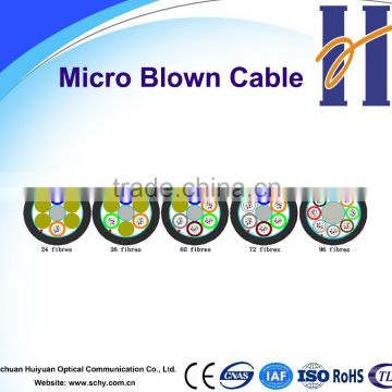 Layer stranding micro air blowing cable 96 core communication fiber optic cable