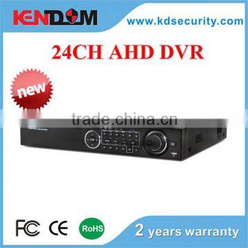 KENDOM High Professional AHD DVR 1080P Three in one Hybrid DVR AHD 24CH ahd-h dvr with New App Support Onvif/HDMI/3G/Wifi