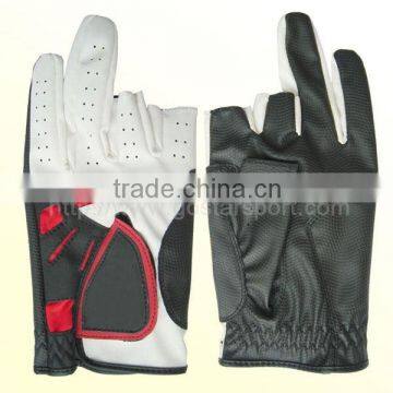 Synthetic Leather Fingerless Sporting Glove