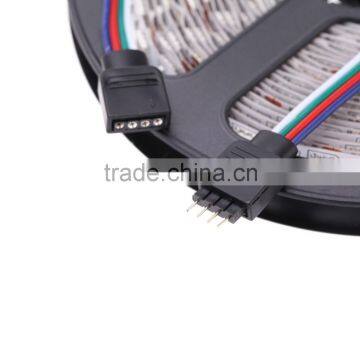 AC100-240V 2*5M 5050 SMD RGB 600LEDs LED Strip Light Lamp 44Key + IR Remote Controller DC12V + Power Adapter