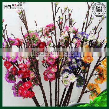 colorful synthetic cheap artificial DongGuan , plum blossom for the sale