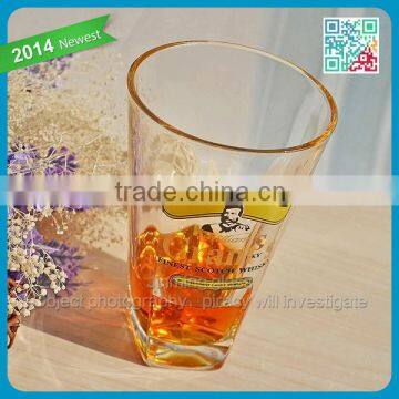 Whisky logo wine brand Print mixing drinks Glass rock beer glass multiple use Pint Glass drinking cup