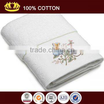 embroidery design for bath towels