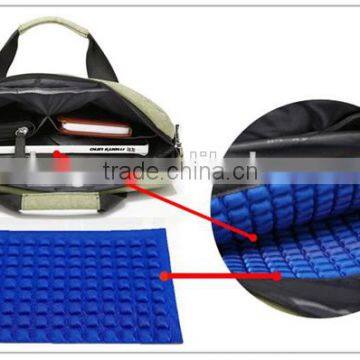 New Style Polyester 15.6 Inch Unique Wave Bubble Foam Padded Man Laptop Sleeve Bag Briefcase Carrying Single Shoulder Bag photo-5