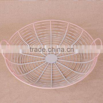 164JK160877A-Beautiful design red shades wire basket for home decor and storage with the best price and high quality set of 3