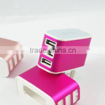 Wholesale Eu Plug Us plug Usb Home Wall Charger Power Adapter 5v 1A 2A 3A For cell phone