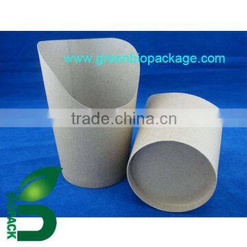 Disposable PLA paper chips cup with pla coating