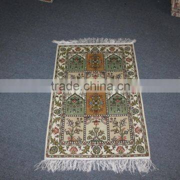 muslim prayer silk rug hand knotted silk rug colorful