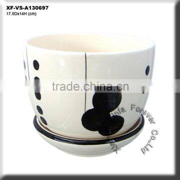 decal ceramic cheap flower vases