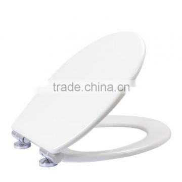 Easy release and soft close toilet seat cover with stainless steel hinge suitable for EU bathroom WC pans