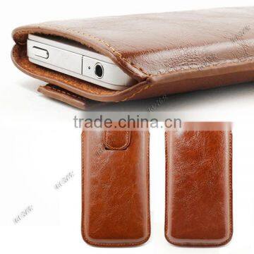 Hot Smartphone Universal Leather Pouch for iPhone