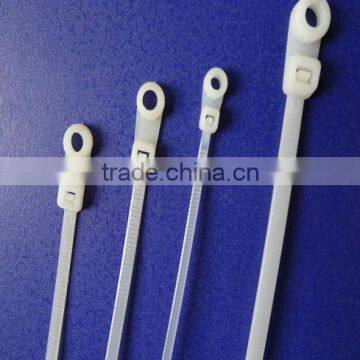 Directly sales 4*200 Mountable Head Nylon Cable Ties Erosion Control (UL certificate)