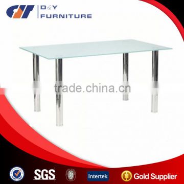 Frosted Glass Top Dining Table