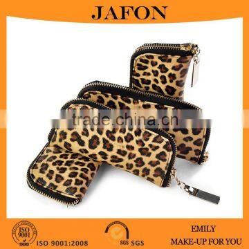 Emily animal print makeup zipper case