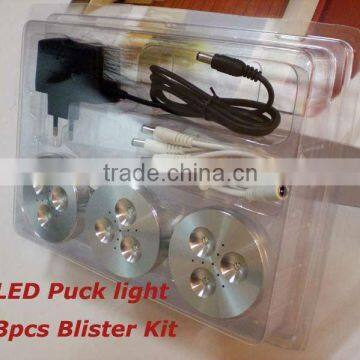 3W Downlight Light Kit with blister package