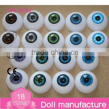 Reborn Baby Dolls eyes Half Round Acrylic Eyes Wholesale Plastic Eyes for Doll