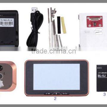 FIVE Inch TFT Color Screen Door Bell Ring With Camera for Home