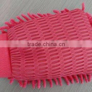 microfiber car cleaning mitt