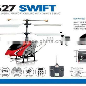 4CH DIE CAST RC HELICOPTER WITH GYRO